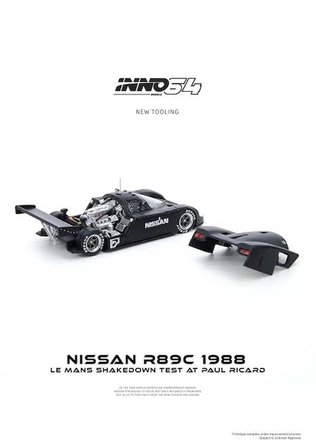 MİNİ GT 1:64 NİSSAN R89C LE MANS SHAKEDOWN TEST AT PAUL RICARD 1988