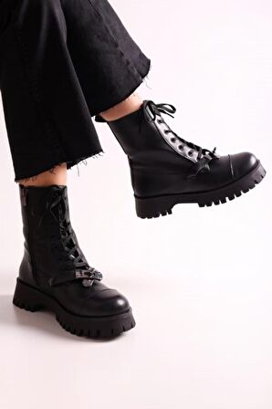 SOLMAZ AMİE SİYAH RENK KADIN BOT