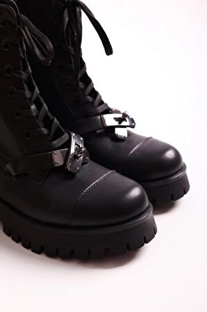 SOLMAZ AMİE SİYAH RENK KADIN BOT