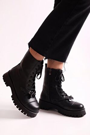 SOLMAZ AMİE SİYAH RENK KADIN BOT