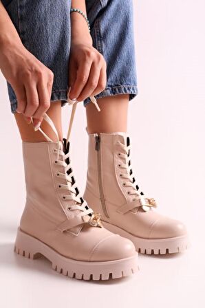 SOLMAZ AMİE BEJ RENK KADIN BOT