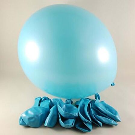 10 lu Pastel Turkuaz Balon 10 inç