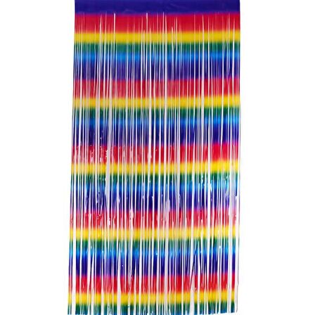 Metalize Rengarenk  Arka Fon Süs 100x200 cm