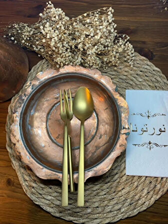 Gold Yaldızlı Beyaz Arapça Onurlandırdınız Garson Katlama Peçete 16 lı