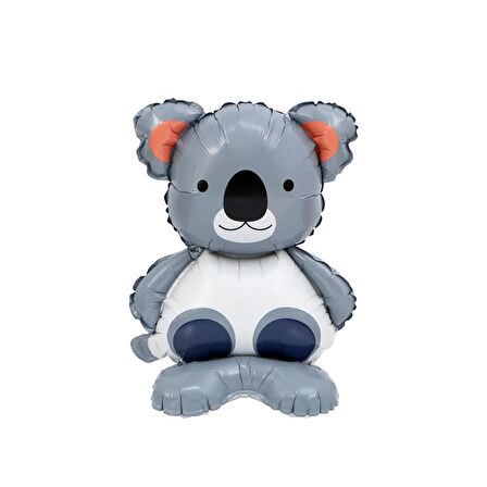 Ayaklı Rakun Folyo Balon 41x30 cm