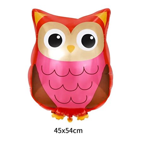 Baykuş Folyo Balon 54x45 cm