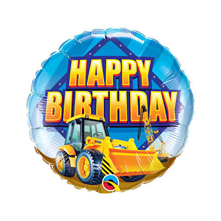 Kepçe Happy Birthday Folyo Balon 40 cm