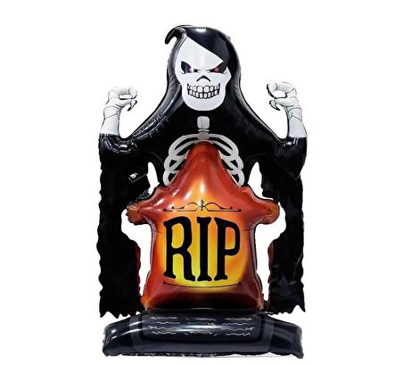 Halloween Mezar Taşı Rip Folyo Balon 70x110 cm
