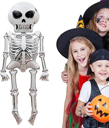 Halloween İskelet Folyo Balon 158x86 cm