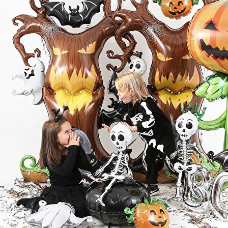 Halloween Ayaklı Ağaç Folyo Balon 144x77 cm