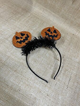 Halloween Taç Bal Kabağı Parlak