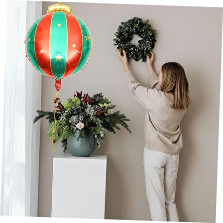 Yılbaşı Top Folyo Balon 70x54 cm