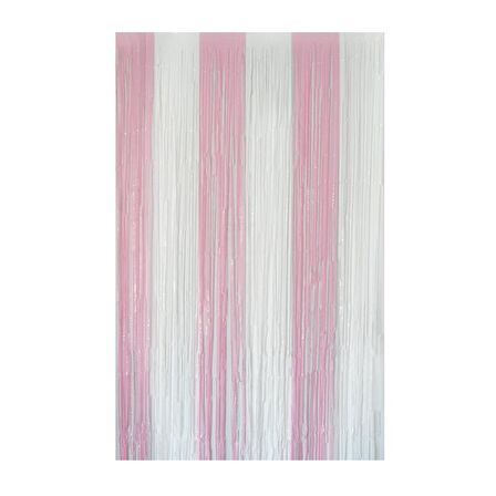 Sedef Pembe Beyaz Arka Fon Süs 100x200 cm