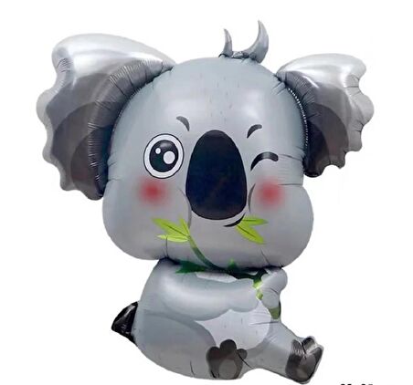 Büyük Koala Folyo Balon 85x83 cm