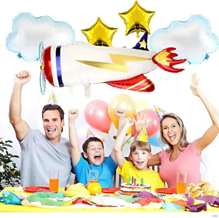 Model Uçak Folyo Balon 107x54cm