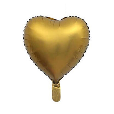Saten Kalp Gold 18 inç Folyo Balon 1 Adet