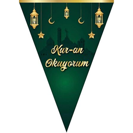 Ku-an Okuyorum Üçgen Flama