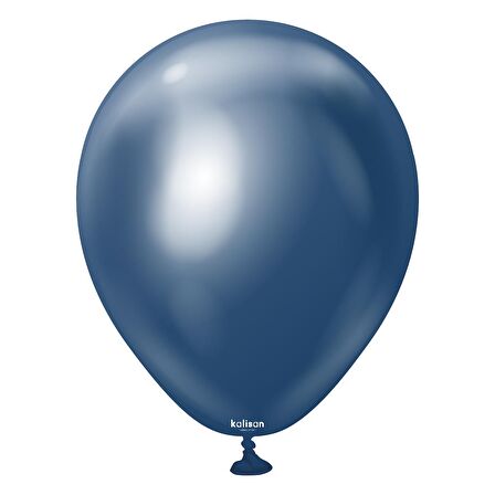6 inç Krom Gece Mavisi Lateks Balon 10 Adet