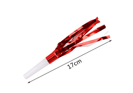 Renkli Püsküllü Siyah Kaynana Dili 6 Adet