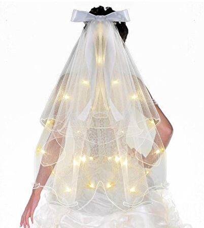 Tokalı Duvak İncili Ledli 70 cm