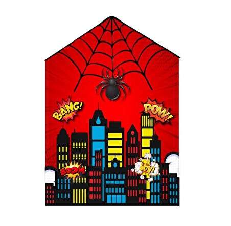 Spider Temalı Ayaklı Pano Seti Kişiye Özel 3 lü
