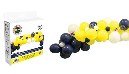Fenerbahçe Asorti Balon Dekorasyon Seti 70 li