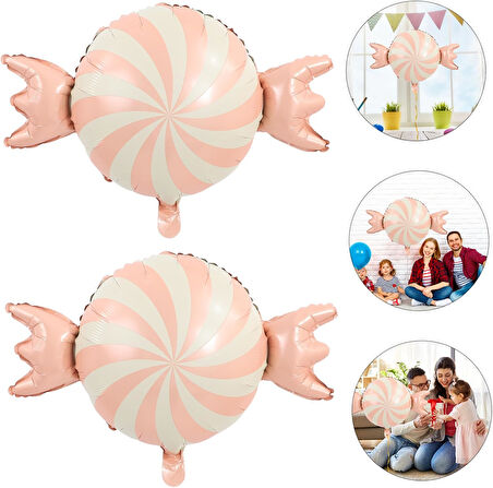 Retro Şeker Folyo Balon 68x44 cm