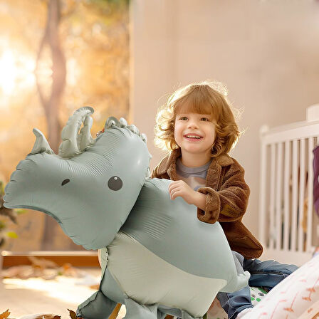 Retro Triceratops Dinozor Folyo Balon 69x41 cm