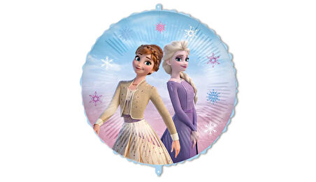 Frozen Temalı Yuvarlak Folyo Balon 46 cm