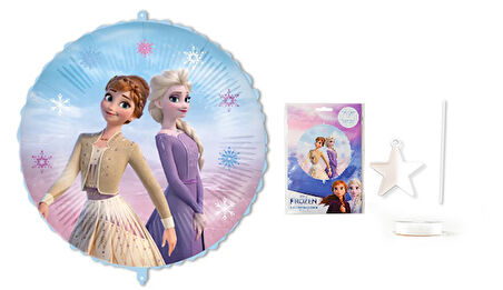 Frozen Temalı Yuvarlak Folyo Balon 46 cm