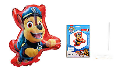 Paw Patrol Chase Temalı Folyo Balon 56x68 cm