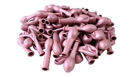 6 inç Krom Rose Gold Lateks Balon