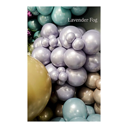 12 İnç Aura Lavander Fog ( Lavanta Sisi ) Balon 5 Adet