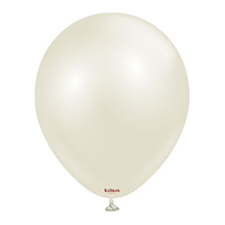 12 İnç Aura İvori White( Fildişi Beyazı) Balon 5 Adet