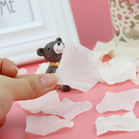 Beyaz Gül Yaprağı 110 Adet