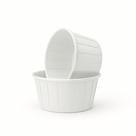 Muffin Kek Kapsül Beyaz 50 Adet