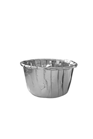 Muffin Kek Kapsül Gümüş 25 Adet