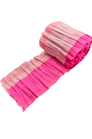 Dekor Süs Pelur Pembe  Renkli 7cmx3 Metr