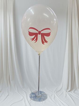 Fiyonk Temalı Baskılı Beyaz Balon 10 Adet