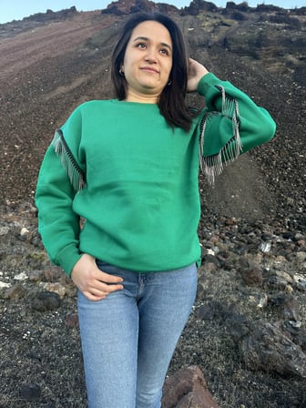 İçi Şardonlu Sweatshirt Kazak