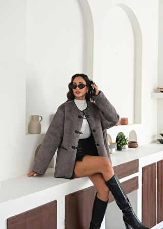 PELUŞ MODEL KIŞLIK CEKET / MONT