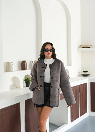 PELUŞ MODEL KIŞLIK CEKET / MONT