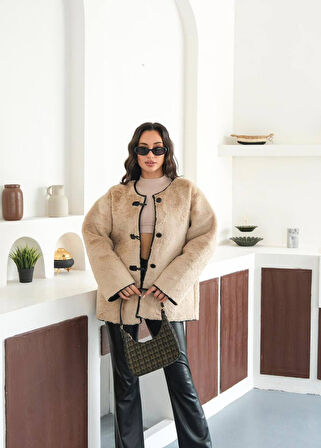 PELUŞ MODEL KIŞLIK CEKET / MONT