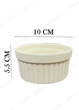 Sufle Kabı 6 Lı Seramik