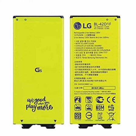 Lg G5 Batarya - Pil BL-42D1F 2800 mAh