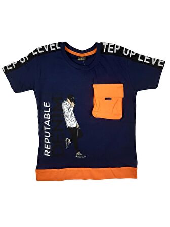 Erkek Çocuk Yazlık Penye Kısa Kollu T-Shirt Reputable