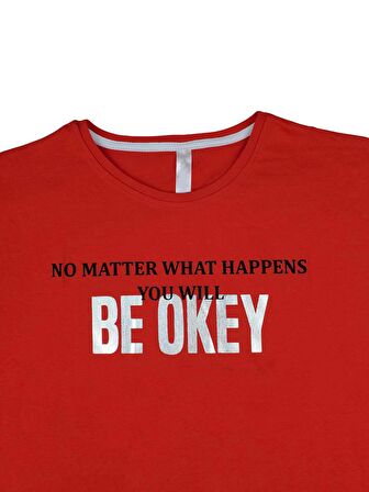 Kız Çocuk T-Shirt Yazlık Pamuklu Penye Kuyruk BE OKAY