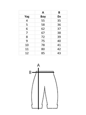 Kız Çocuk İspanyol Paça Siyah Kot Pantolon Pileli Paça