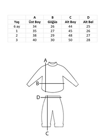 Erkek Çocuk 3 İplik Kışlık Baskılı Takım Crory