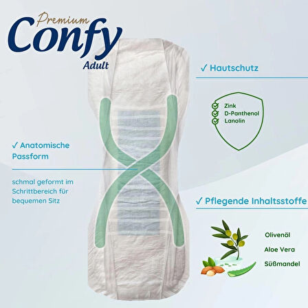 Confy Adult Yetişkin Bezi Extralarge 30 Adet x 3 Paket